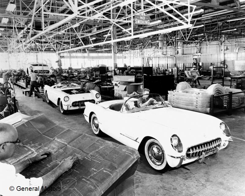 1953 Corvette Endmontage