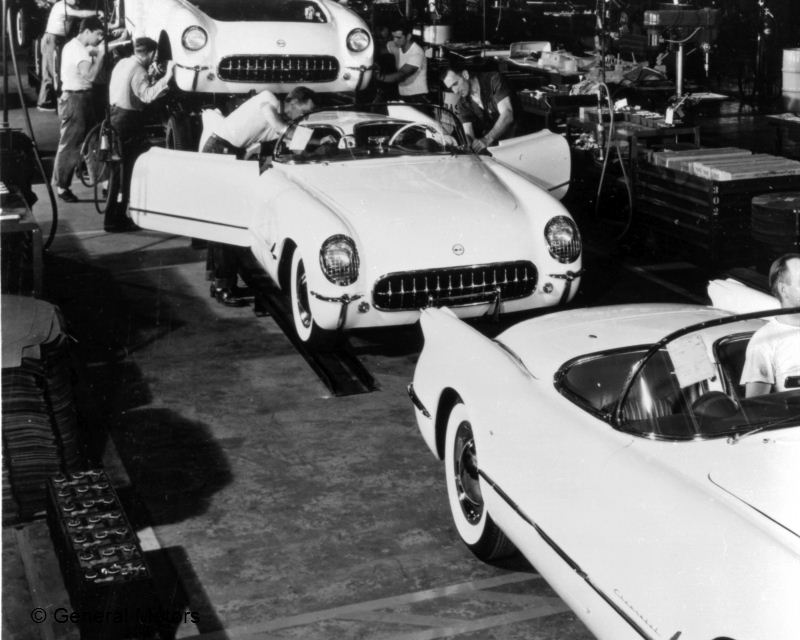 1953 Corvette Produktion 1953 Corvette Produktion
